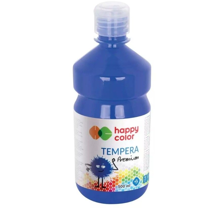 Farba Tempera 500ml niebieska cyjan 03652 Milan